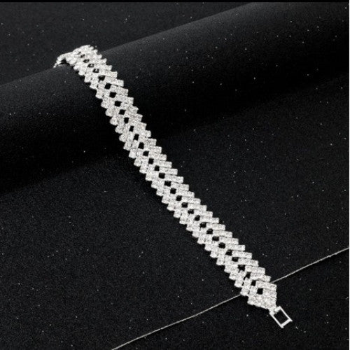 Women Crystal Bracelets Wedding Jewelry