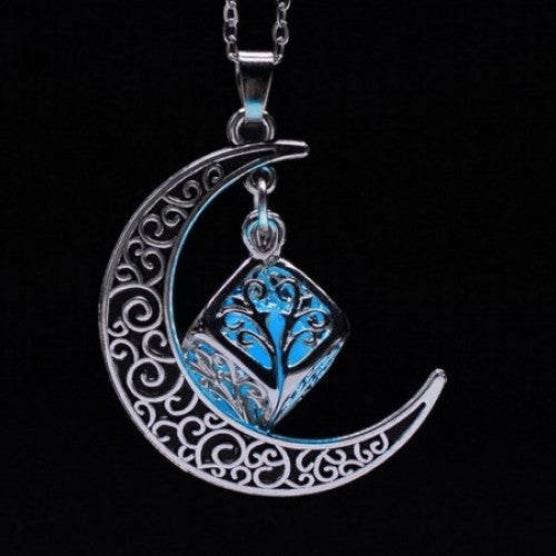 Crescent Moon Magic Pendant Necklace