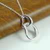 Silver Soulmate Heart Pendant