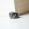 Sweet Bird Owl Carve Feather Ring