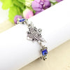 Butler Sebastian Blue Crystal Charm Bracelet