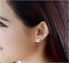 Dolphin Crystal Rhinestone Zircon Studs Earrings