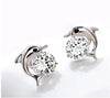 Dolphin Crystal Rhinestone Zircon Studs Earrings