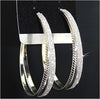 Charm Frosted Big Hoop Earrings