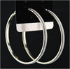 Charm Frosted Big Hoop Earrings