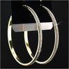 Charm Frosted Big Hoop Earrings